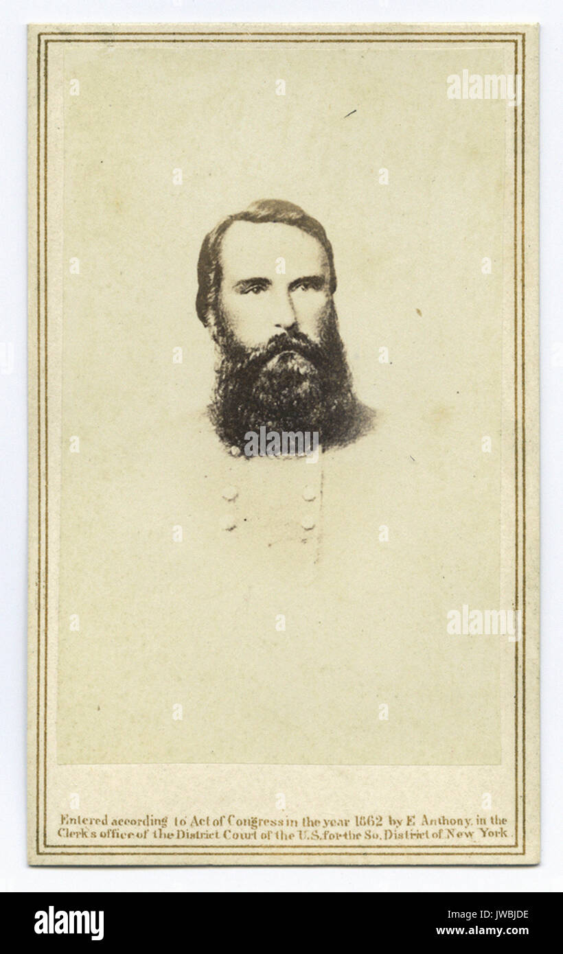 General James Longstreet, Confederate States Army - Civil War Photographs Stock Photo