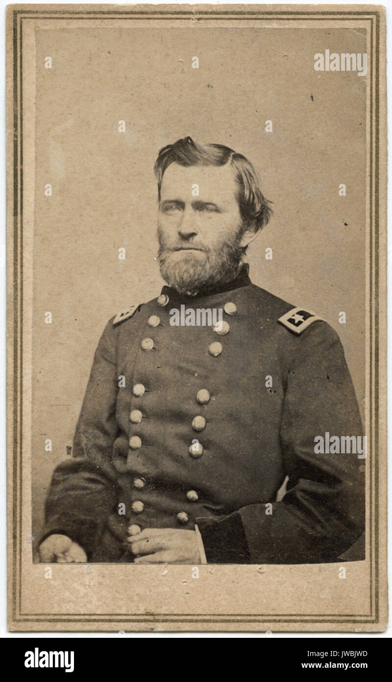 General Ulysses Simpson Grant, U.S. Army - Civil War Photographs Stock ...