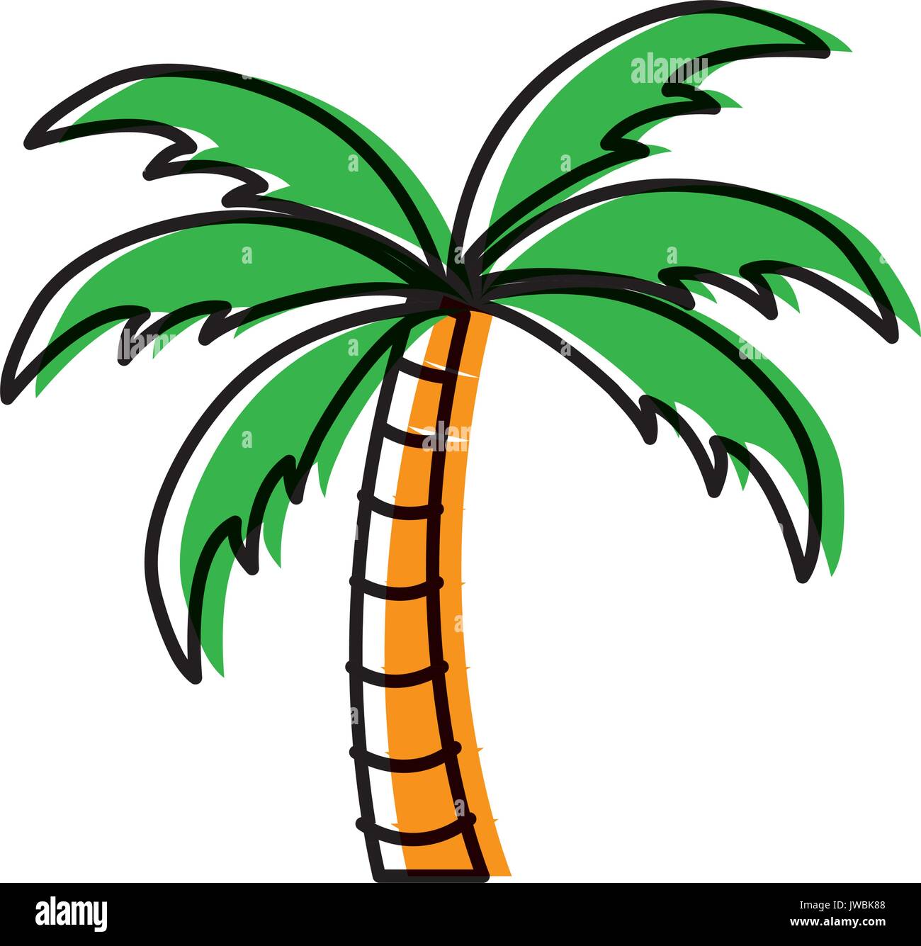 tropical palm icon Stock Vector Image & Art - Alamy