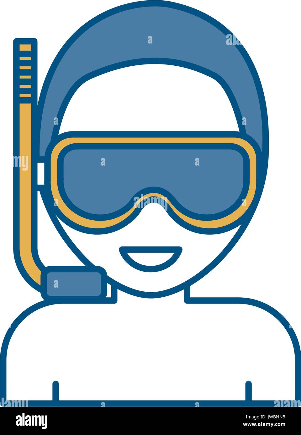 Snorkel mask design Stock Vector Image & Art - Alamy