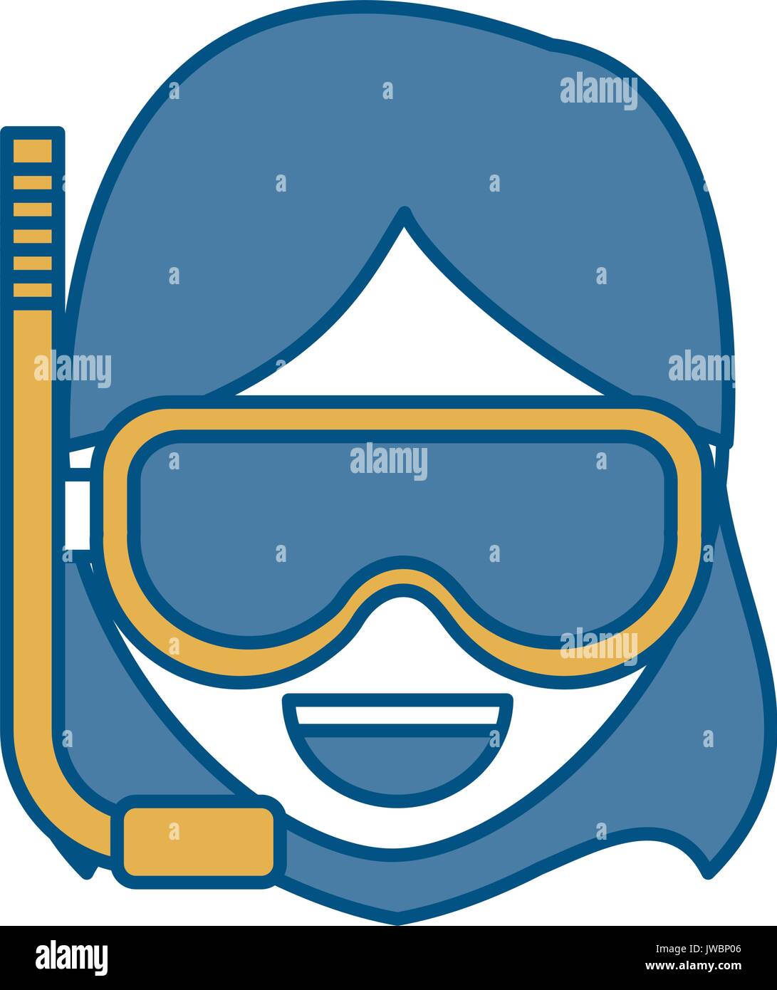 Snorkel mask design Stock Vector Image & Art Alamy