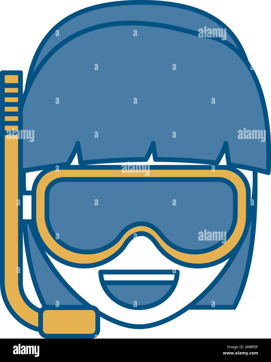Snorkel mask design Stock Vector Image & Art Alamy