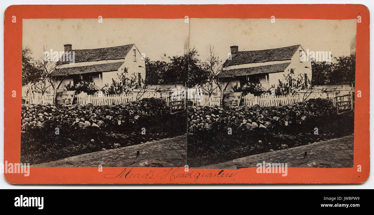 Mead's Headquarters Civil War Photographs Stock Photo Alamy