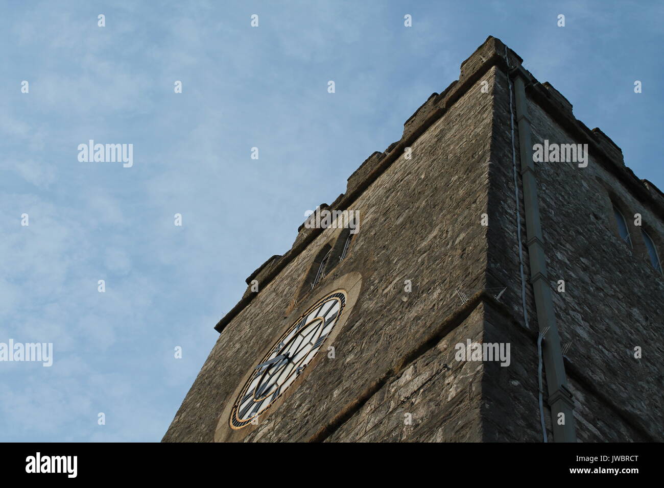 St Leonards Clock Tower, Newton Abbot, Devon. Stock Photo