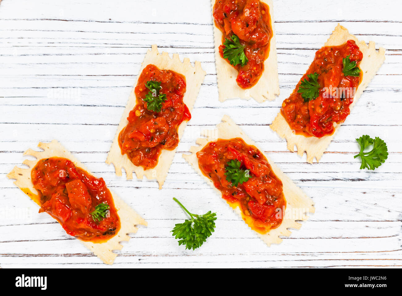 Roasted Eggplant and Zucchini Spread Stock Photo Alamy