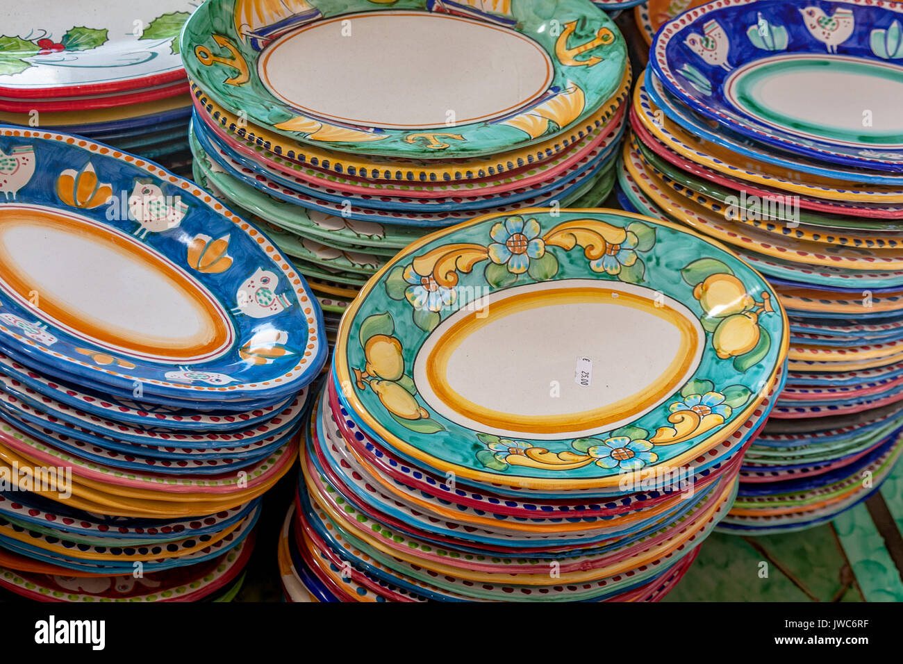 Amalfi Coast, ceramic production Stock Photo Alamy