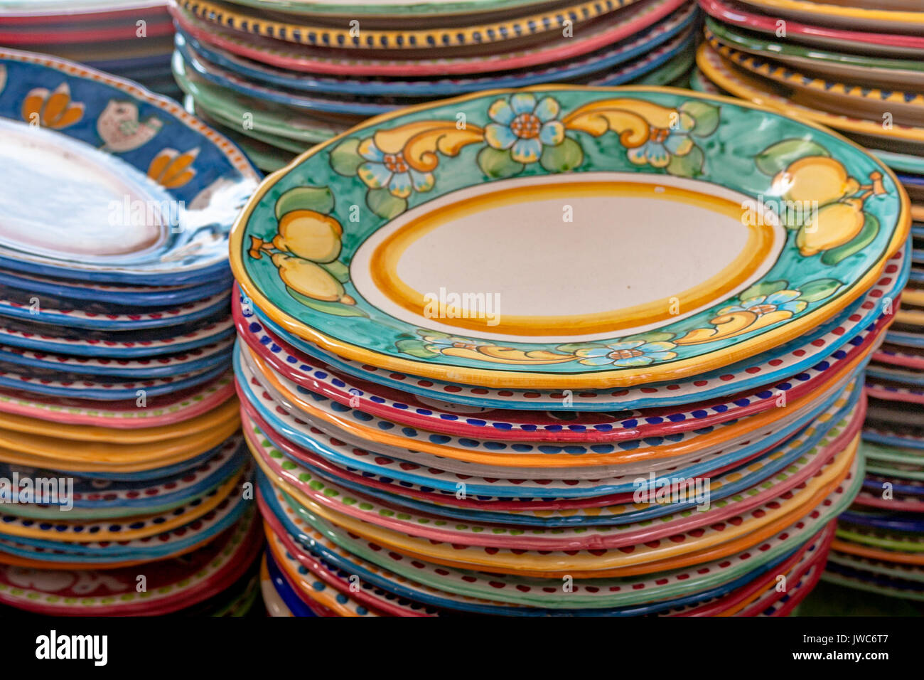 Amalfi Coast, ceramic production Stock Photo Alamy