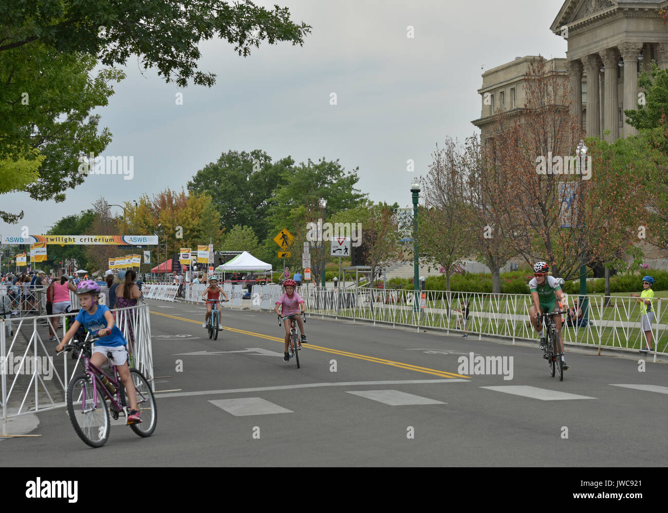 Twilight Criterium, Kristin Armstrong, Bicycle Race, Boise, Idaho, USA