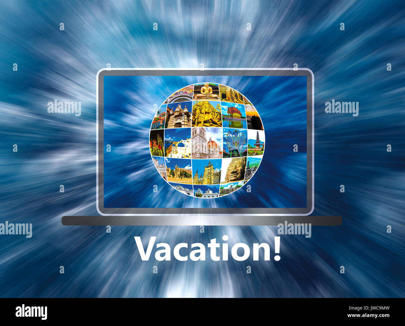 World tour collage hi-res stock photography and images - Alamy