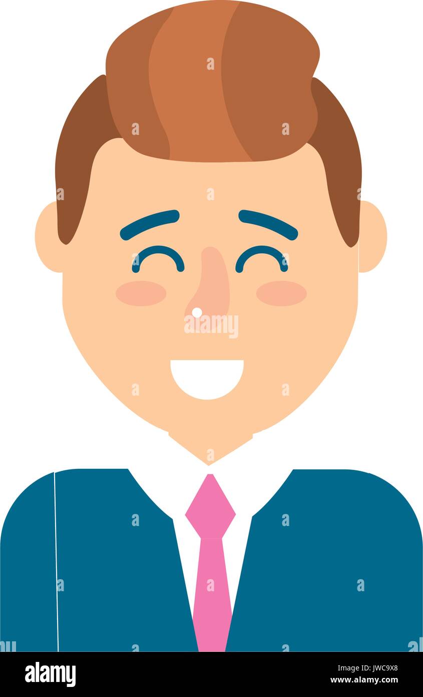 cute man with hairstyle design and shirt Stock Vector Image & Art - Alamy