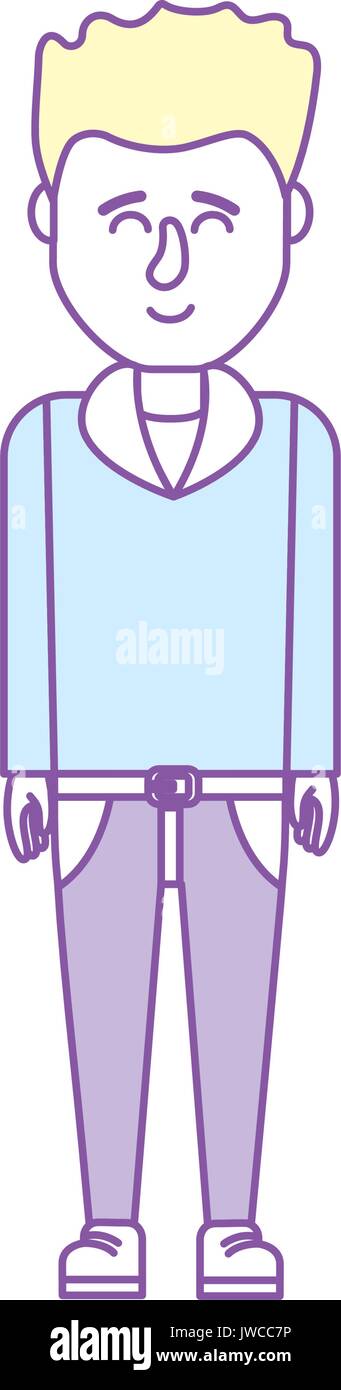 cute man with hairstyle design Stock Vector Image & Art - Alamy