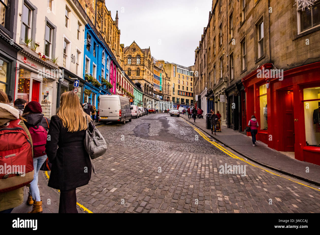 Edinburgh old town Stock Photo - Alamy