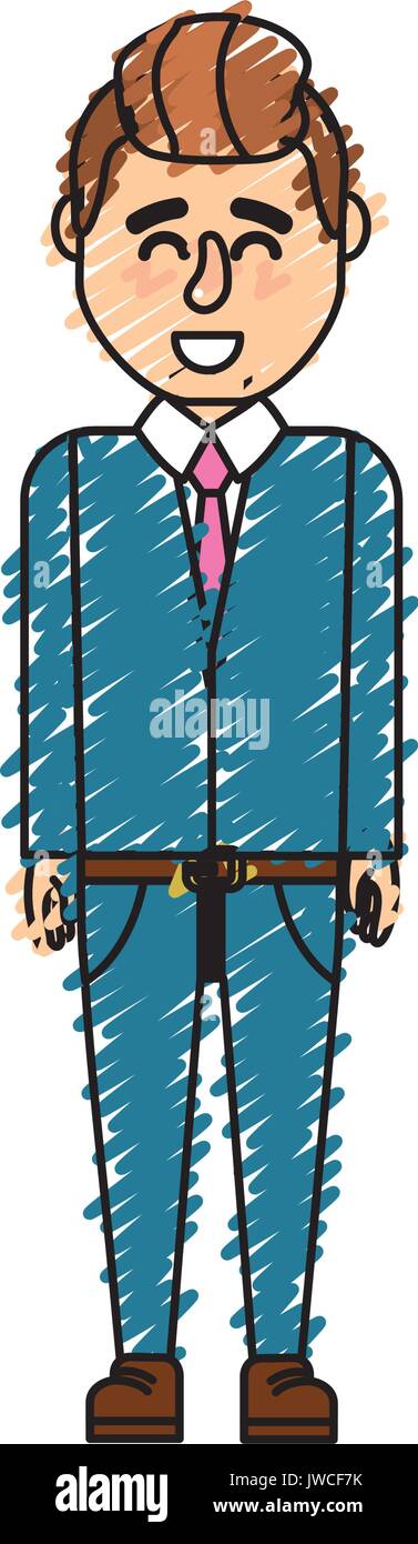 cute man with hairstyle design Stock Vector Image & Art - Alamy