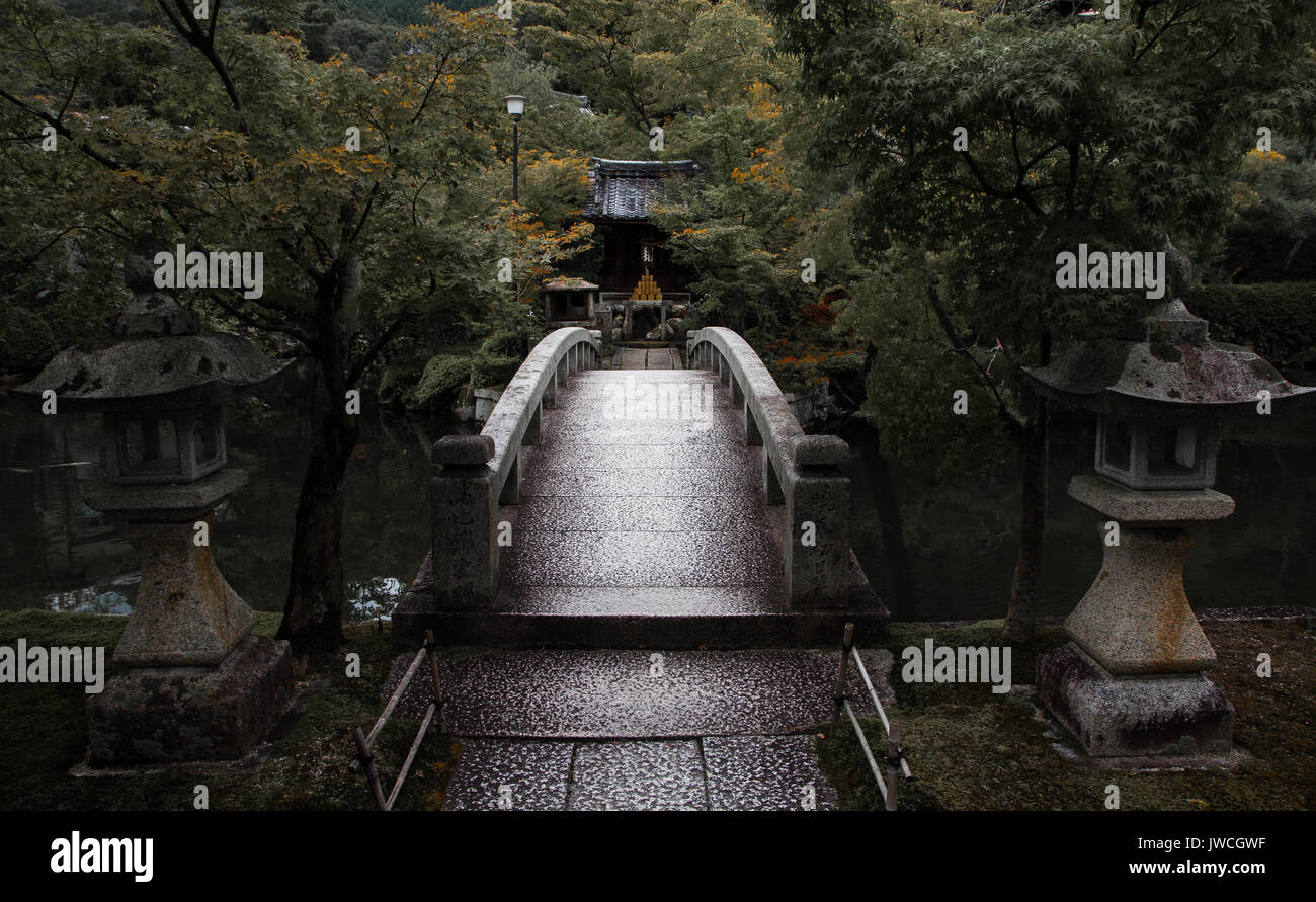 a shrine in kyoto Stock Photo