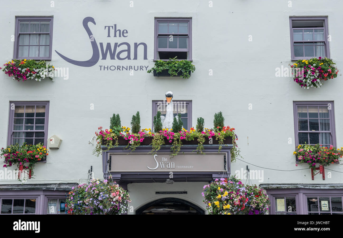 The Swan at Thornbury South Gloucestershire Stock Photo