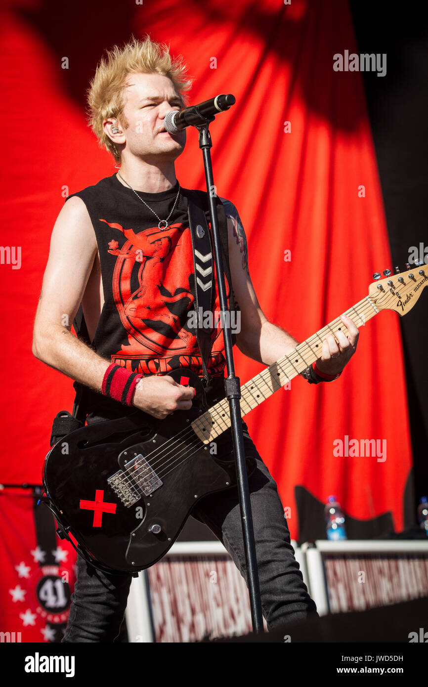 Monza, Italy 17th of June 2017 Sum 41 performs live at I-Days Festival, Autodromo di Monza. © Davide Merli / Alamy Live News Stock Photo