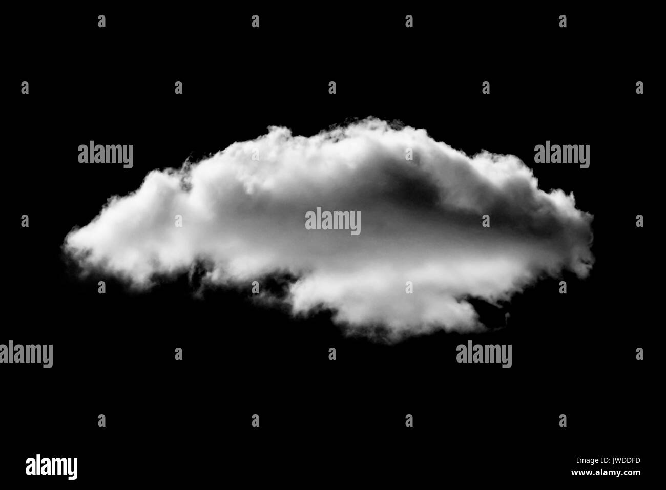 white cloud isolated on black background Stock Photo - Alamy