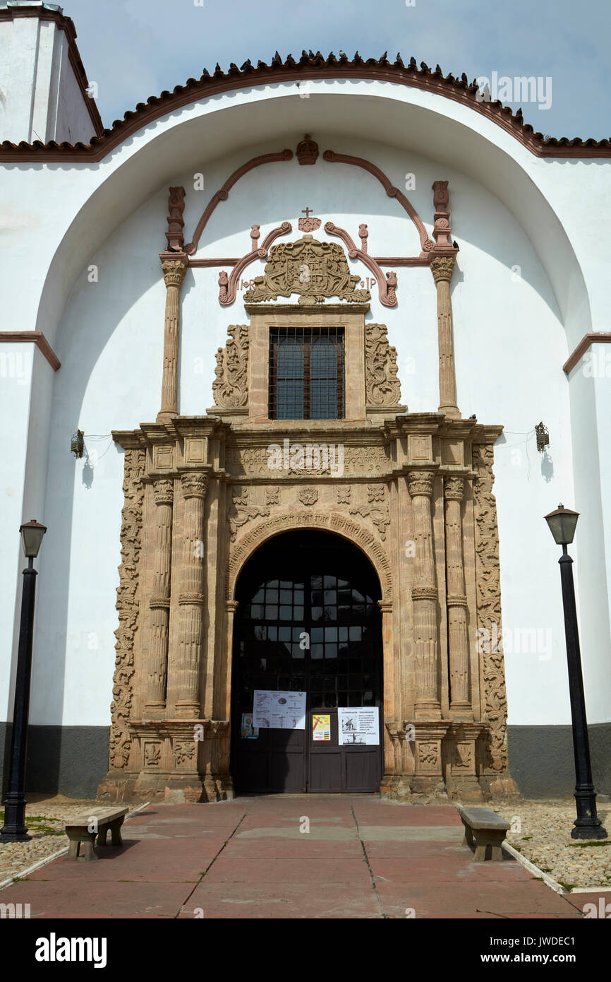 Church of San Pedro (1790), La Paz, Bolivia, South America Stock Photo