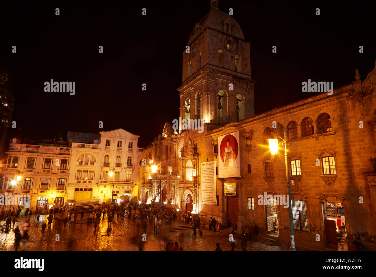 Basilica san francisco la paz hi-res stock photography and images - Alamy