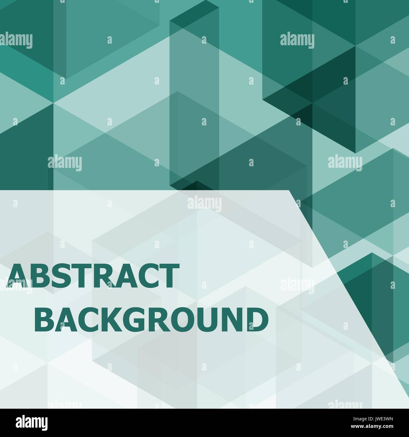Abstract green hexagon template background, stock vector Stock Vector ...