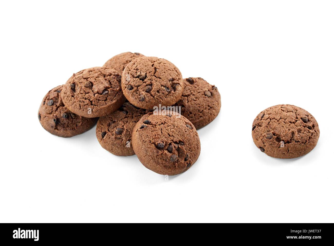 Delicious sweet pastry isolated on white Stock Photo - Alamy