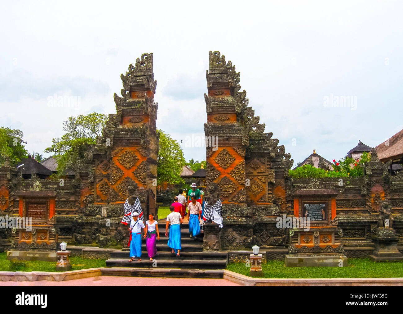 Batuan, Indonesia - December 28, 2008: The Puseh Temple, Bali Stock Photo