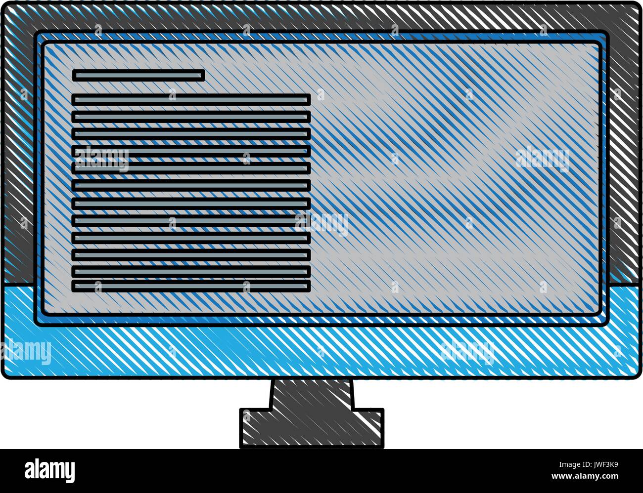 monitor screen computer device page web Stock Vector Image & Art Alamy