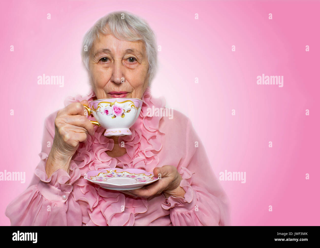 80s Woman Tea High Resolution Stock Photography and Images - Alamy
