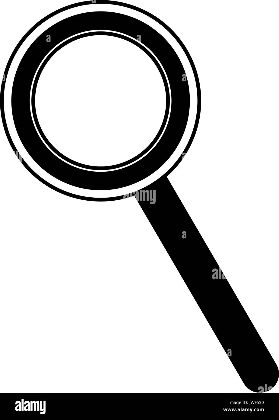 magnifier glass business handle icon vector illustration Stock Vector ...