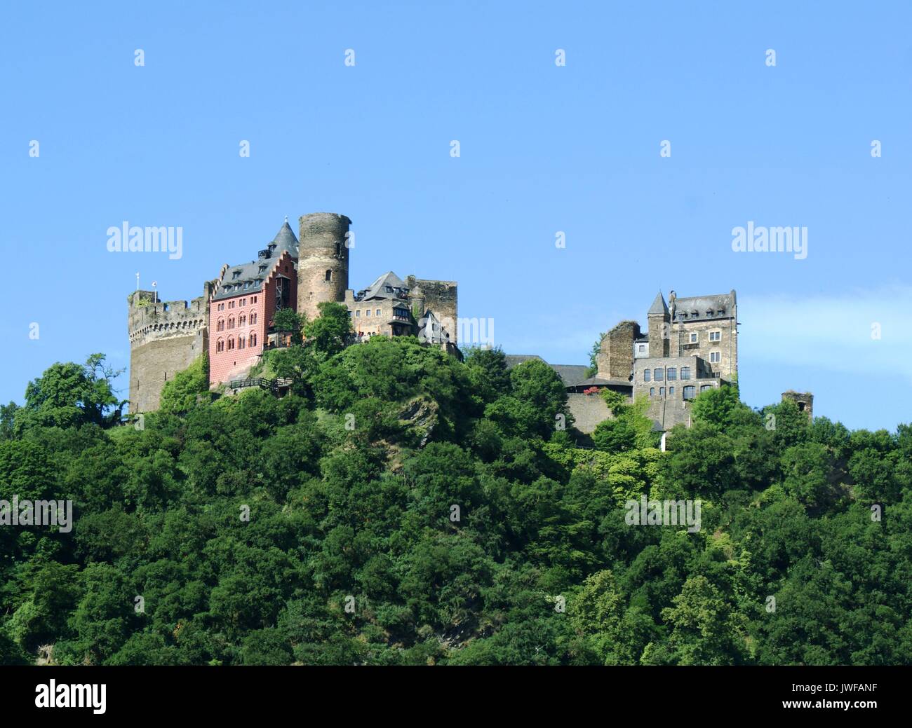 Schonberg Castle, Rhineland Germany Stock Photo