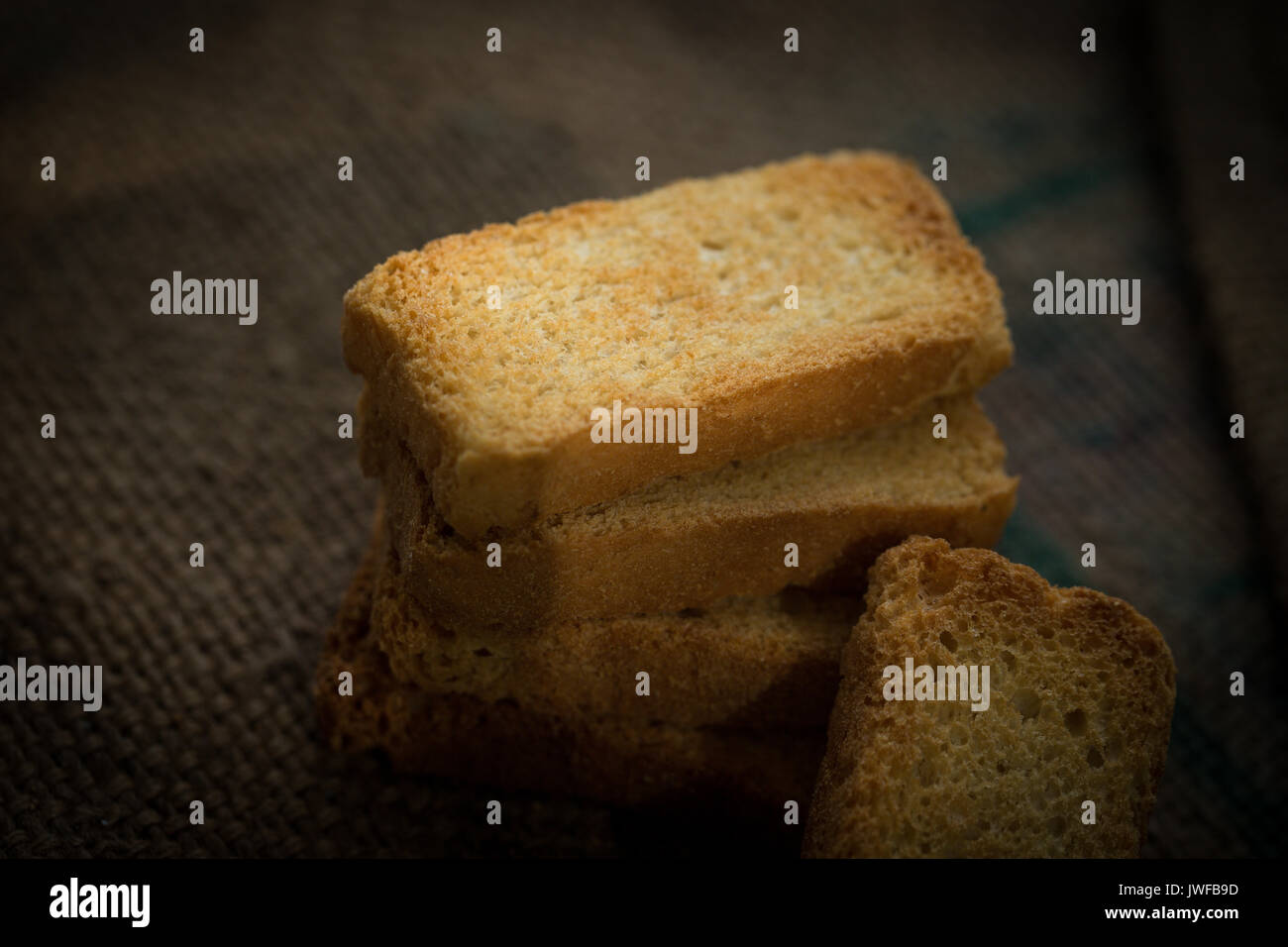 cookies and rusk bread Stock Photo - Alamy