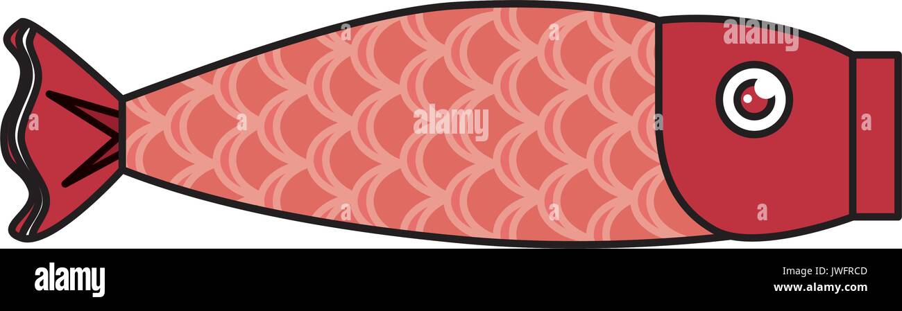 japanese fish wooden icon vector illustration design Stock Vector Image ...