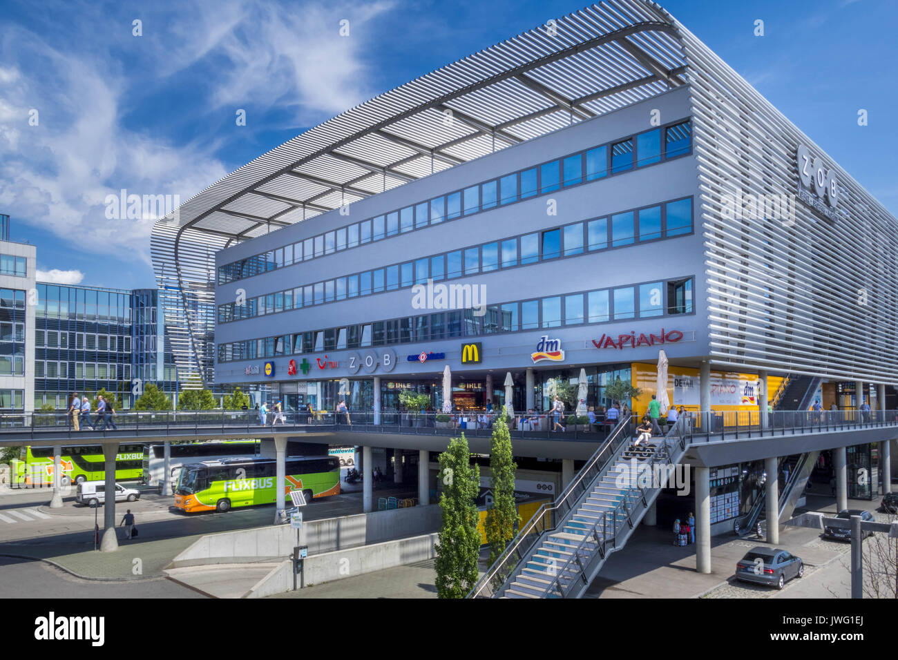 Zentraler Omnibusbahnhof, ZOB, München, Oberbayern, Bayern, Deutschland, Europa Stock Photo Alamy