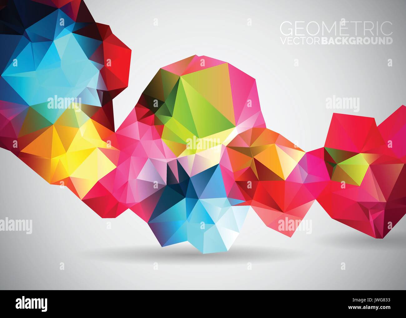 Vector geometric triangles background. Abstract polygonal design. EPS ...