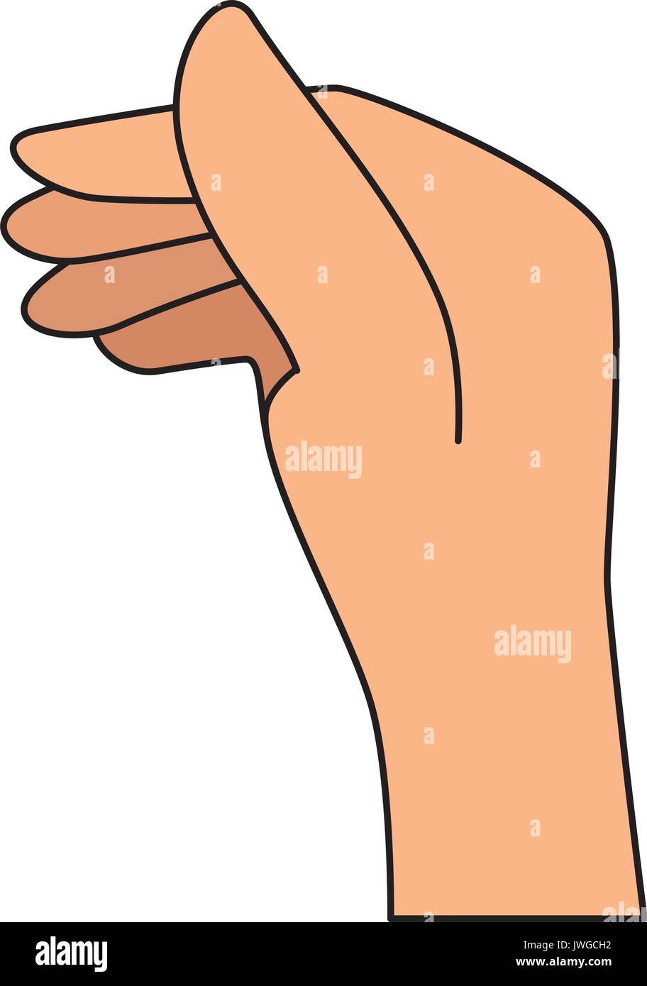 hand human isolated icon n vector illustration design Stock Vector ...