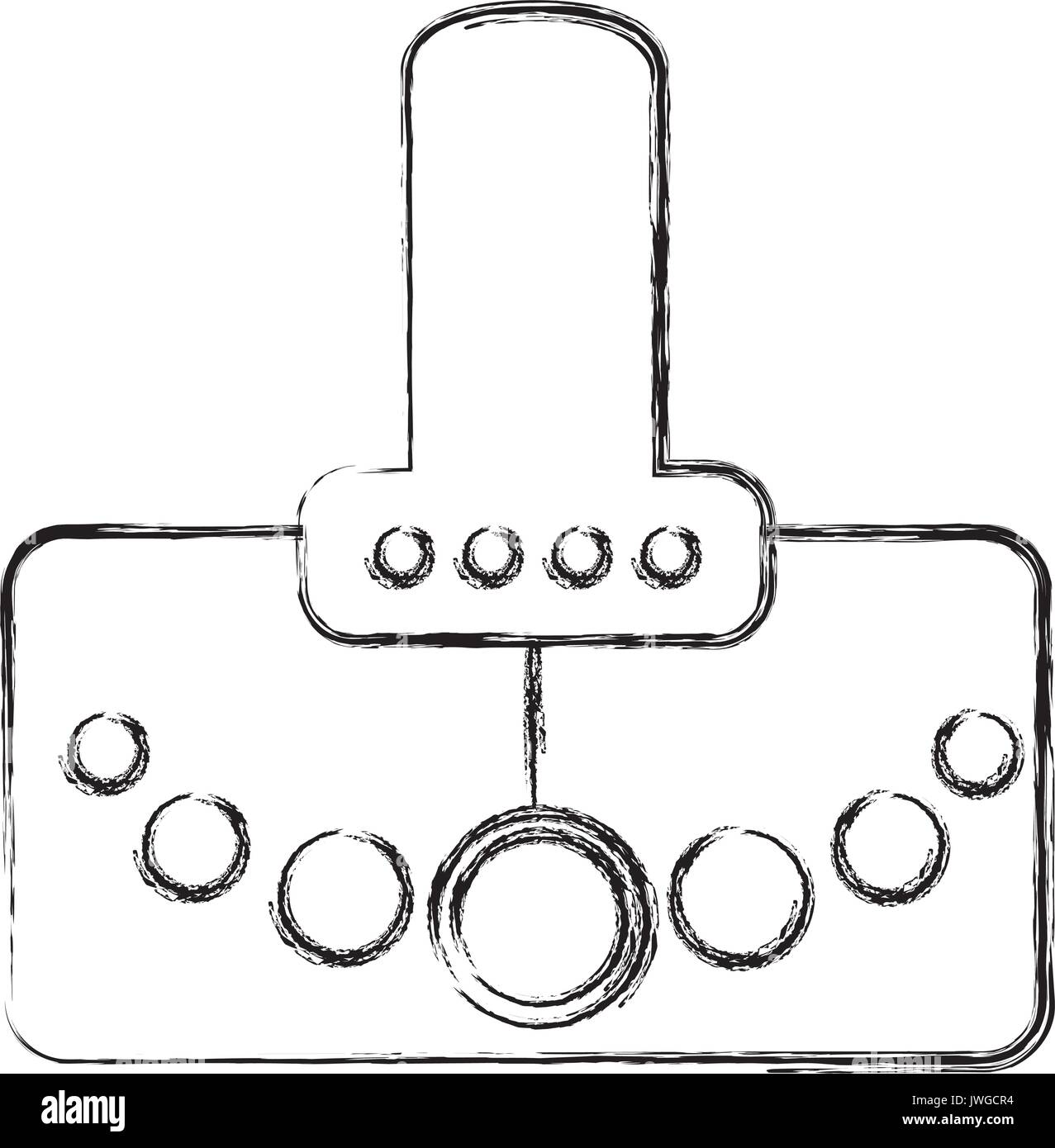 Reality virtual mask technology Black and White Stock Photos & Images ...