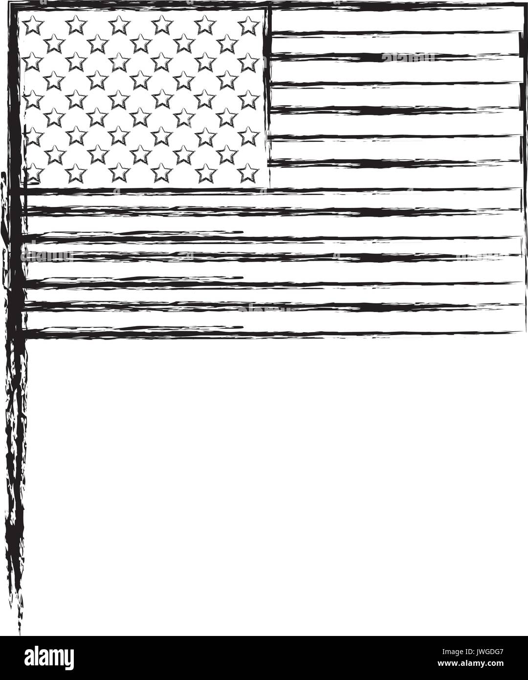 united states of america flag vector illustration design Stock Vector ...