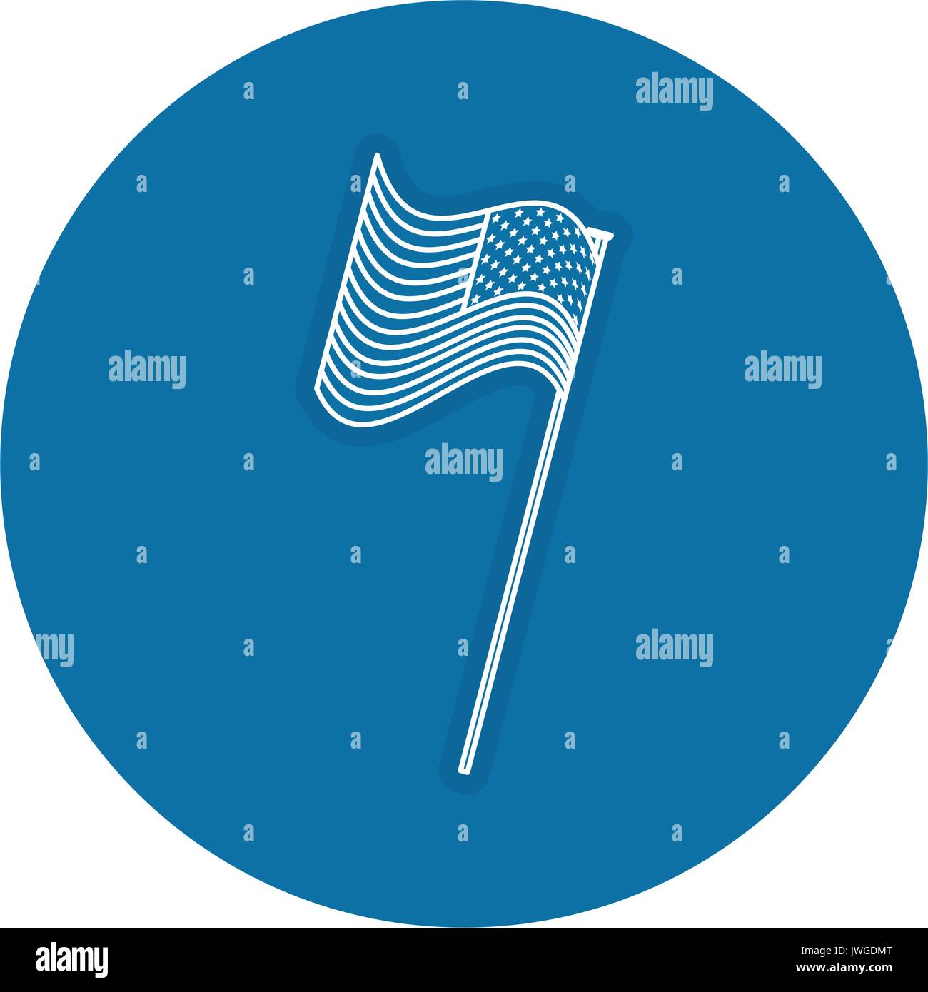 united states of america flag vector illustration design Stock Vector ...