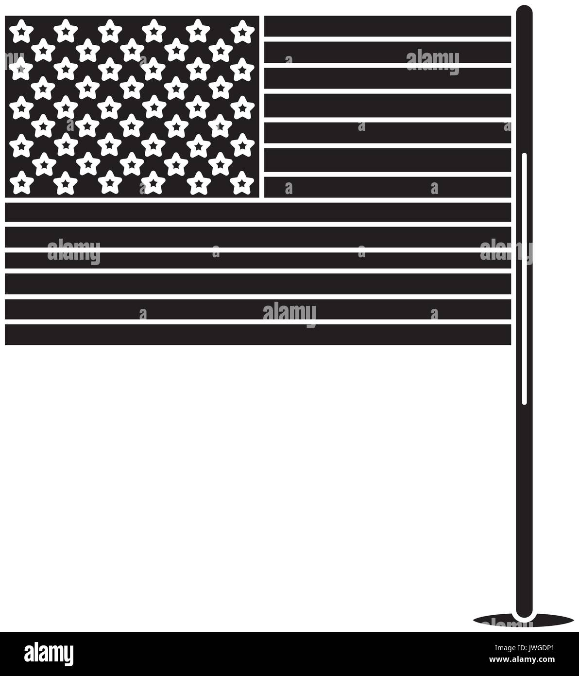 united states of america flag vector illustration design Stock Vector ...