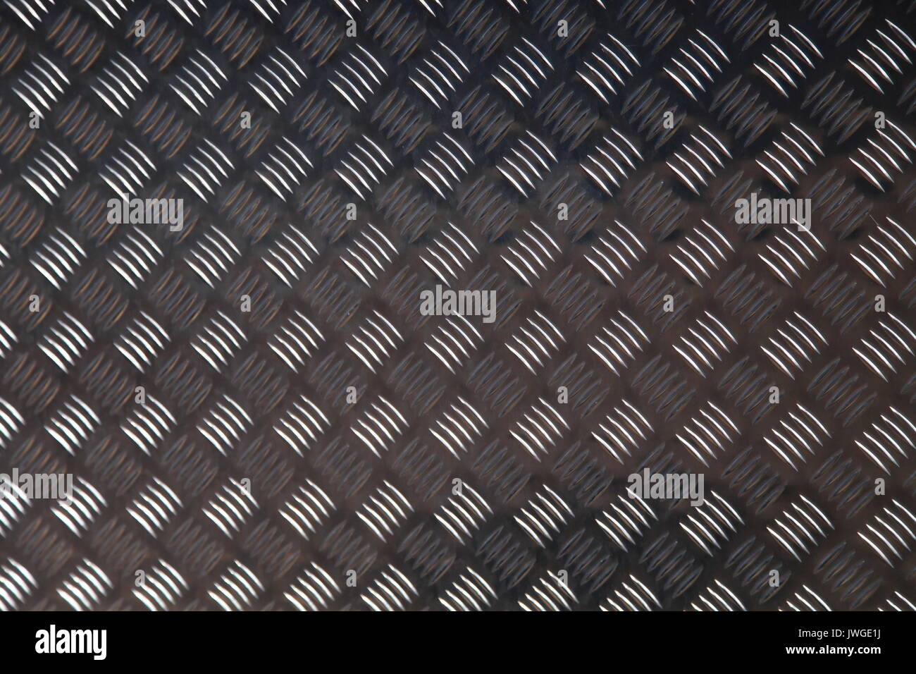 Aluminium non slip checker plate, Stock Photo