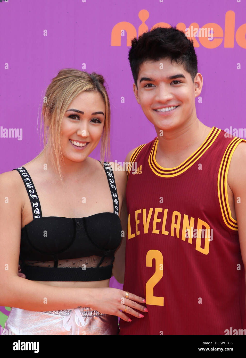 Nickelodeon Kids' Choice Sports Awards 2017 Featuring: Lauren Riihimaki, Alex  Wassabi Where: Los Angeles, California, United States When: 14 Jul 2017  Credit: FayesVision/WENN.com Stock Photo - Alamy