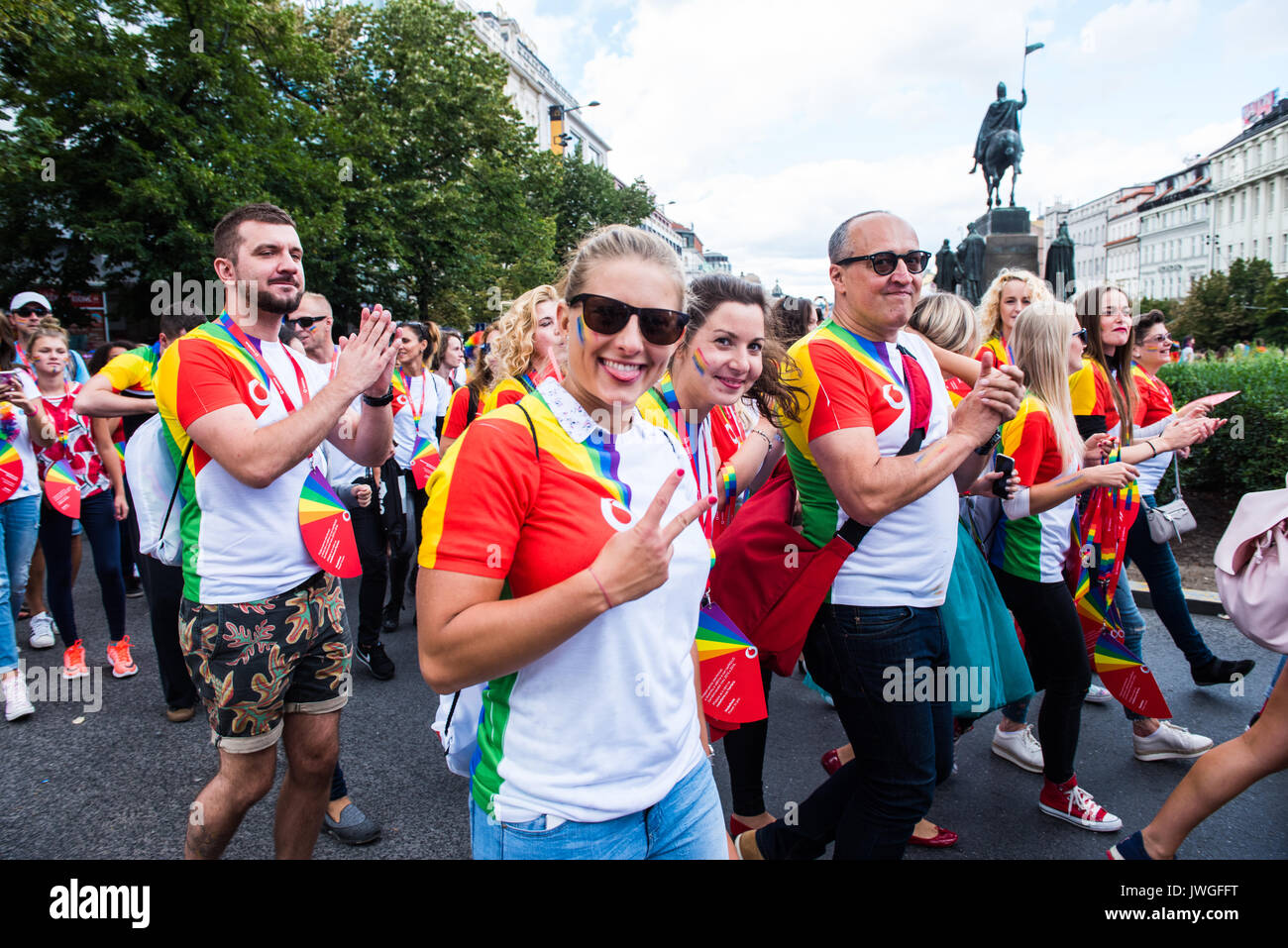 Prague Pride Lgbt Festival Stock Photo Alamy