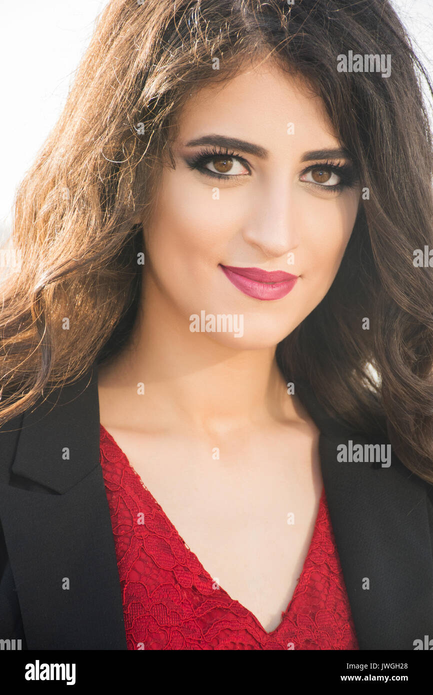 Portrait content beautiful asian hi-res stock photography and images ...