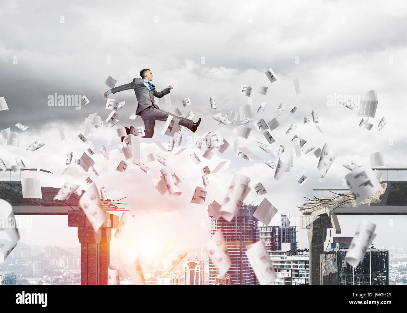 Problem and difficulties overcoming concept Stock Photo - Alamy