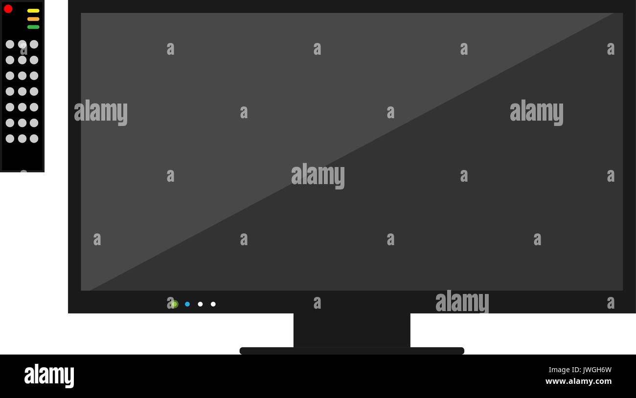 Tv flat Stock Vector