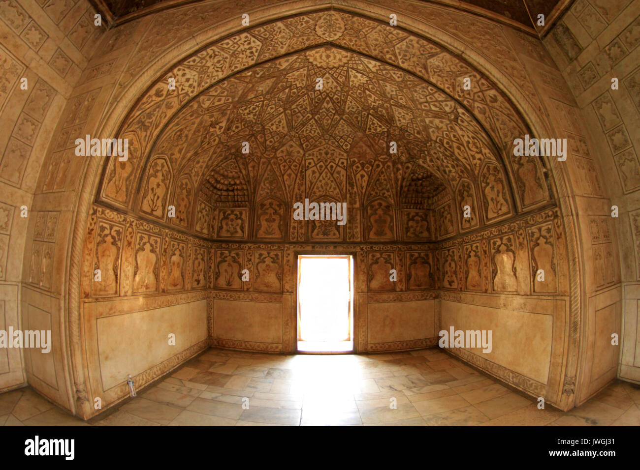 Musamman Burj - White Palace, Red Fort, Agra, Delhi, India Stock Photo