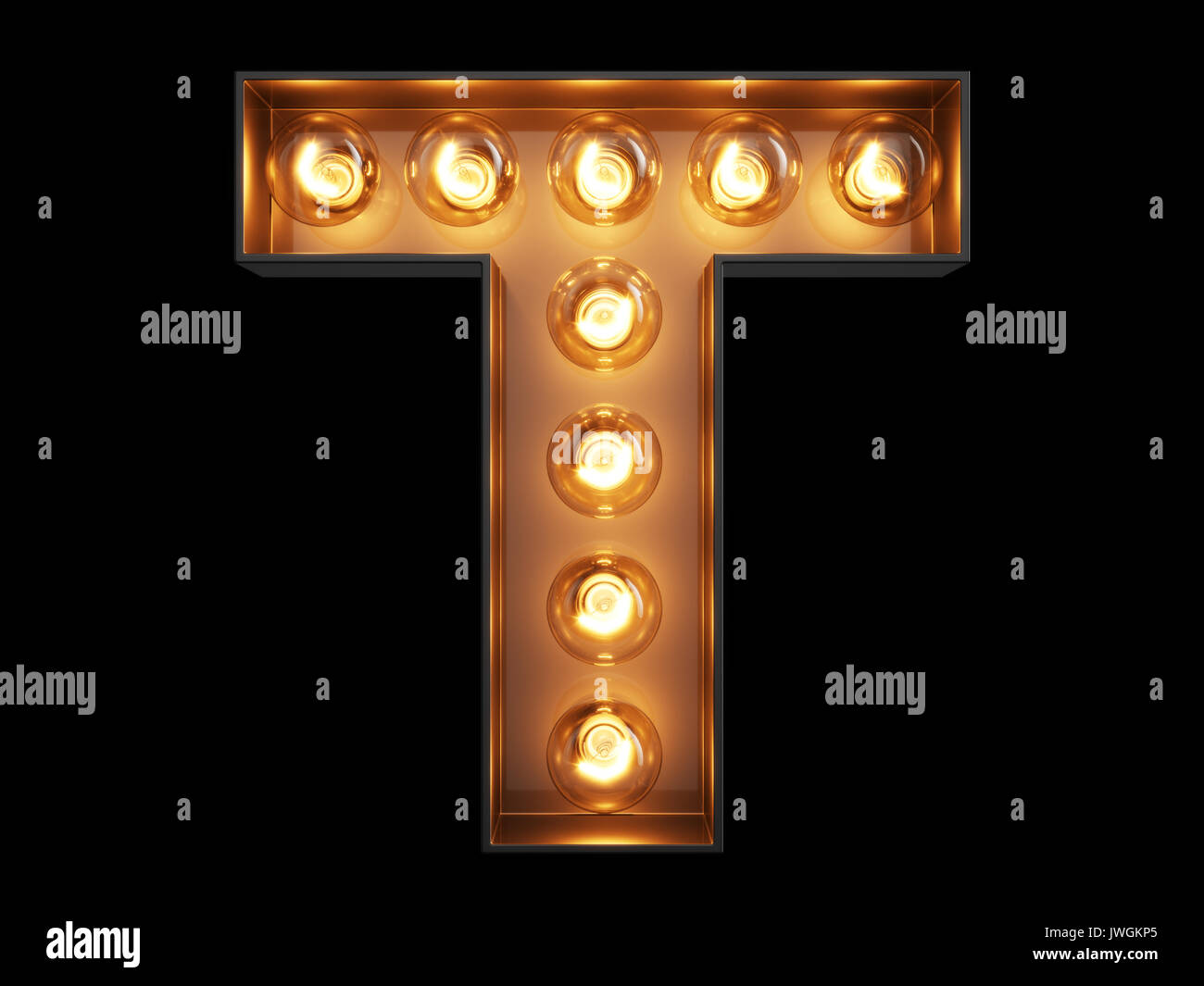 Illuminated letter t hi-res stock photography and images - Alamy