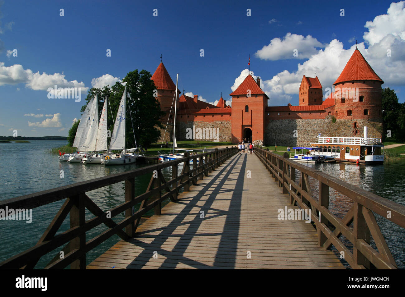 Trakai peninsula castle hi-res stock photography and images - Alamy