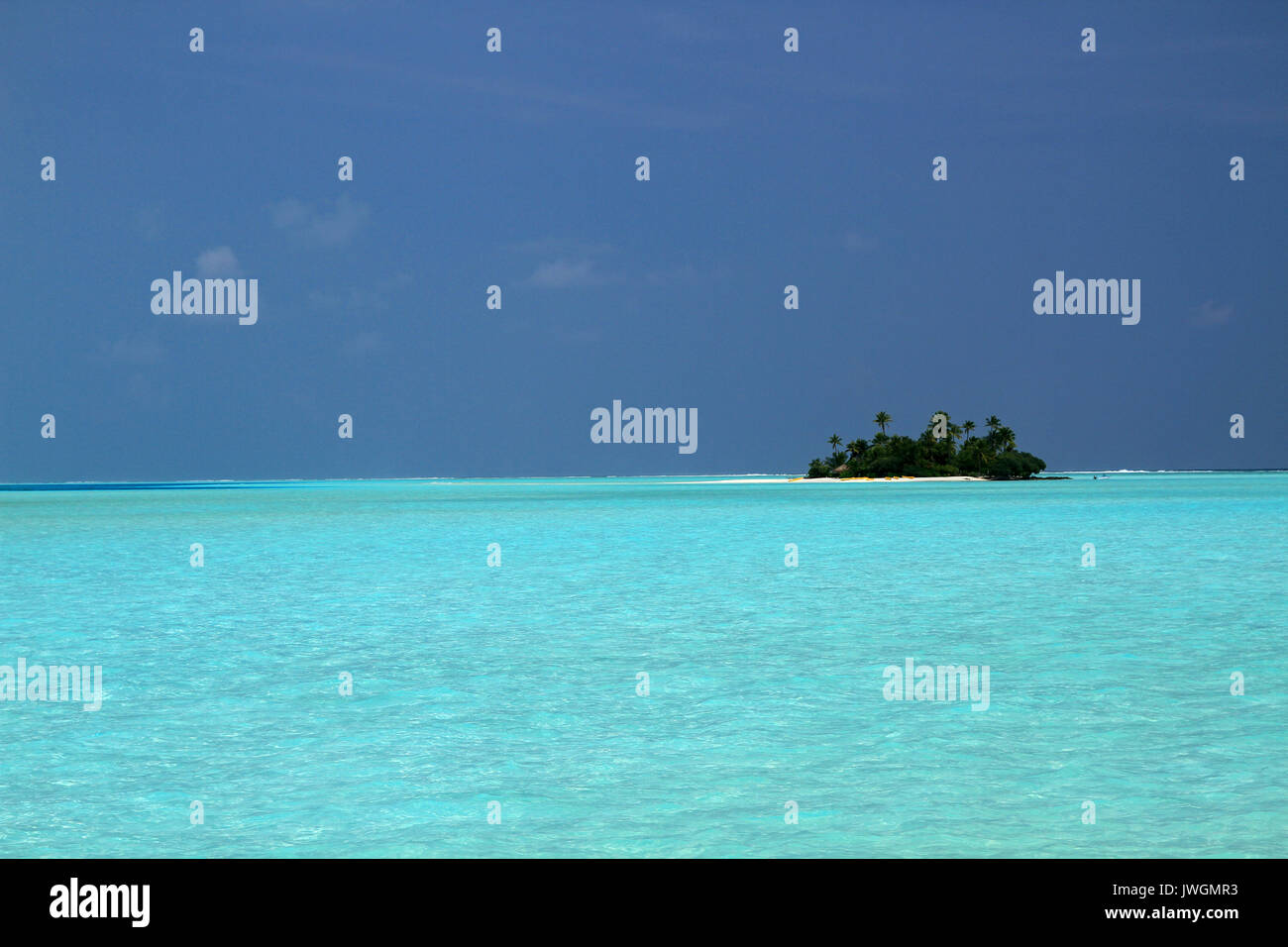 Maldivian Island, Ari Atol, Maldives Stock Photo