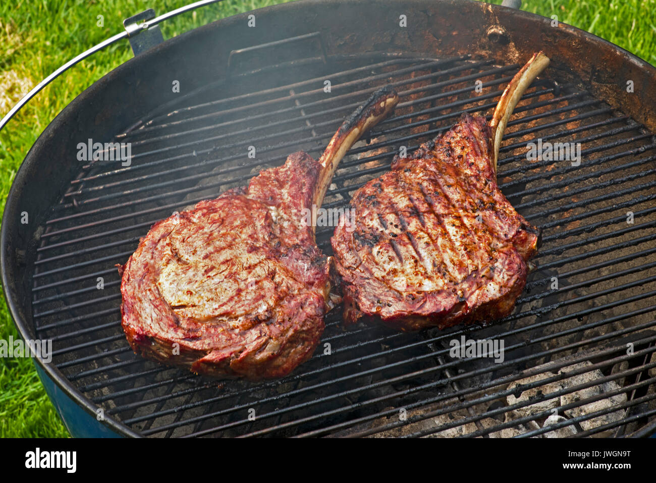 Tomahawk steak Stock Photo